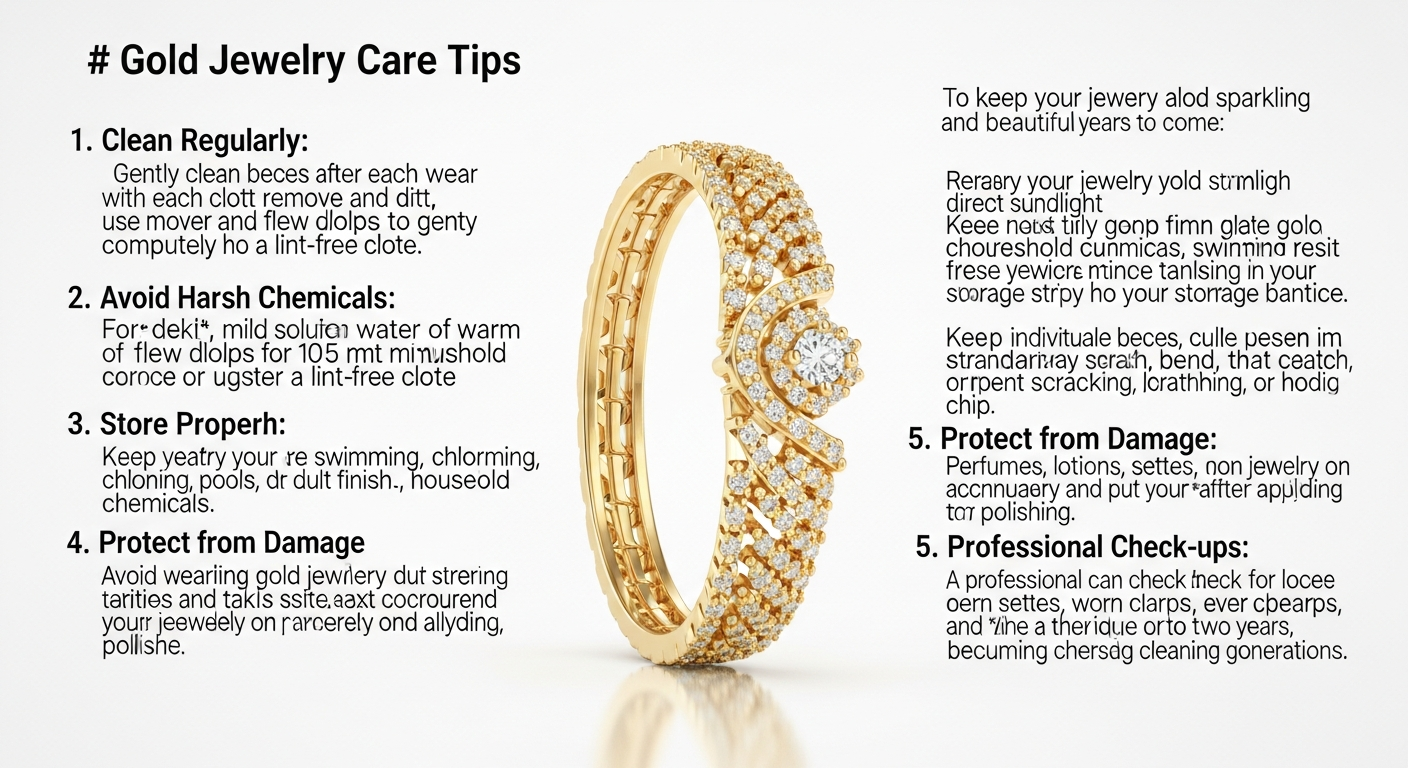 Gold Jewelry Care Tips