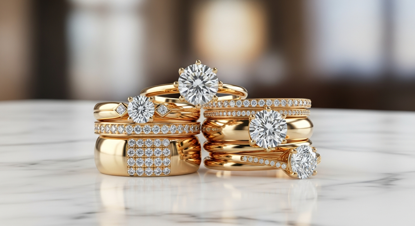 how to stack rings like a celebrity