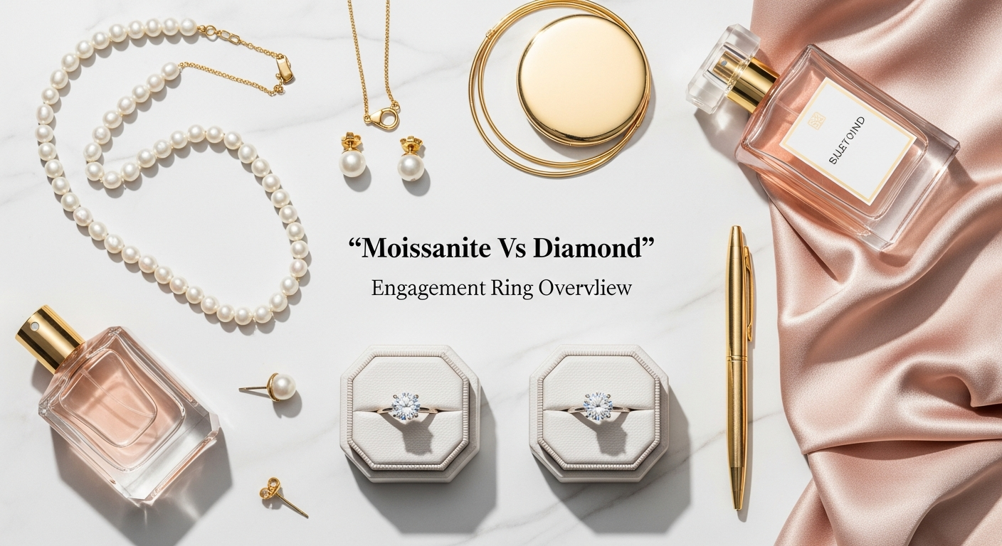 Moissanite Vs Diamond Engagement Ring