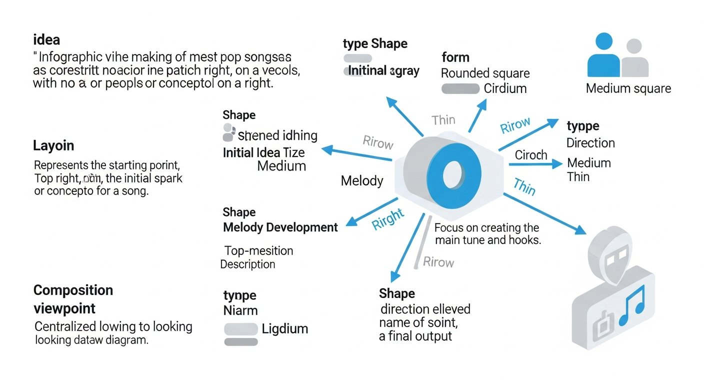 how are pop songs made - infographic 4 illustration